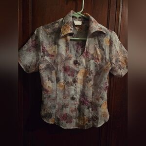 Vintage Sheer Anne Charles Blouse- Size Small